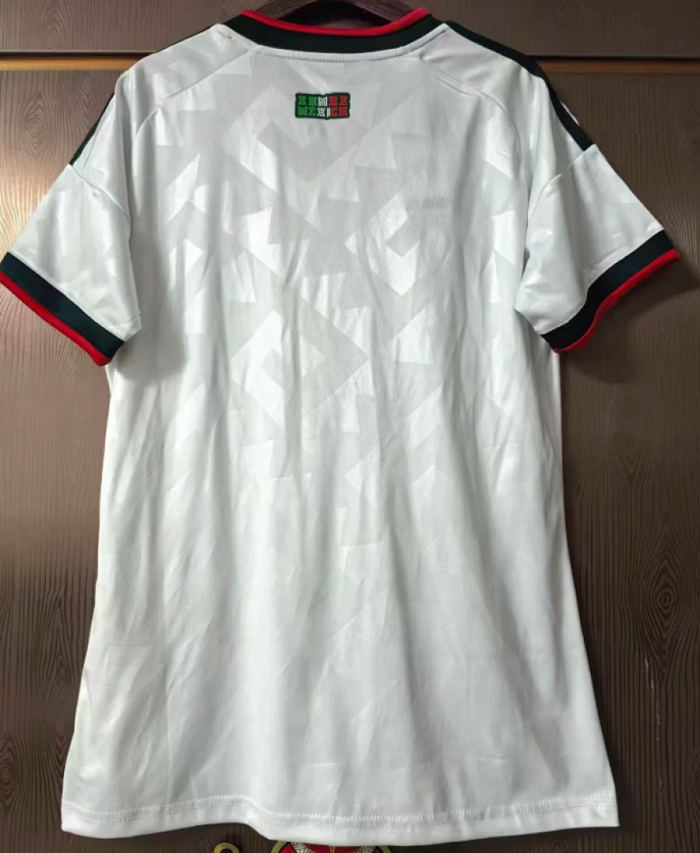 Women 2026 Mexico Away White Soccer Jersey Girl Football Shirt