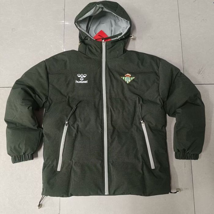 2026 Real Betis Dark Green Cotton Coat