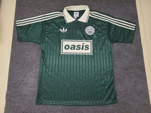 Fan Version 2025-2026 AD Oasis 25 Green Soccer Jersey Football Shirt
