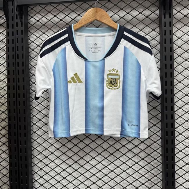 Women 2026 Argentina Home Short Soccer Jersey Football Shirt