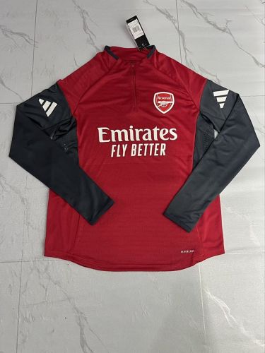 Player Version 2025-2026 Arsenal Red Soccer Training Sweater