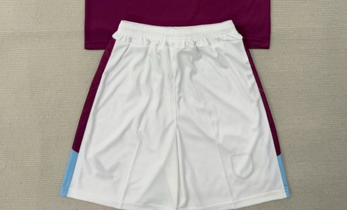 Fan Version 2025-2026 Burnley Home Soccer Shorts Football Shorts