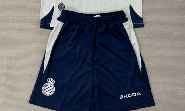 Fan Version 2025-2026 Espanyol Away Soccer Shorts Football Shorts