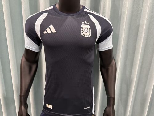 Player Version 2026 Argentina Black Soccer Training Jersey Camisetas de Futbol