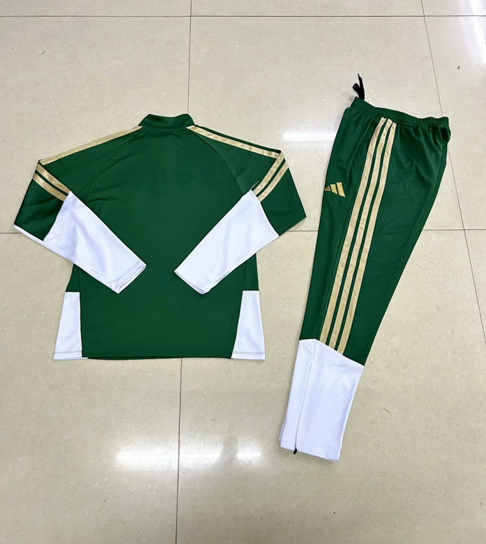 2025-2026 Italy Green Soccer Training Sweater and Pants Football Kit