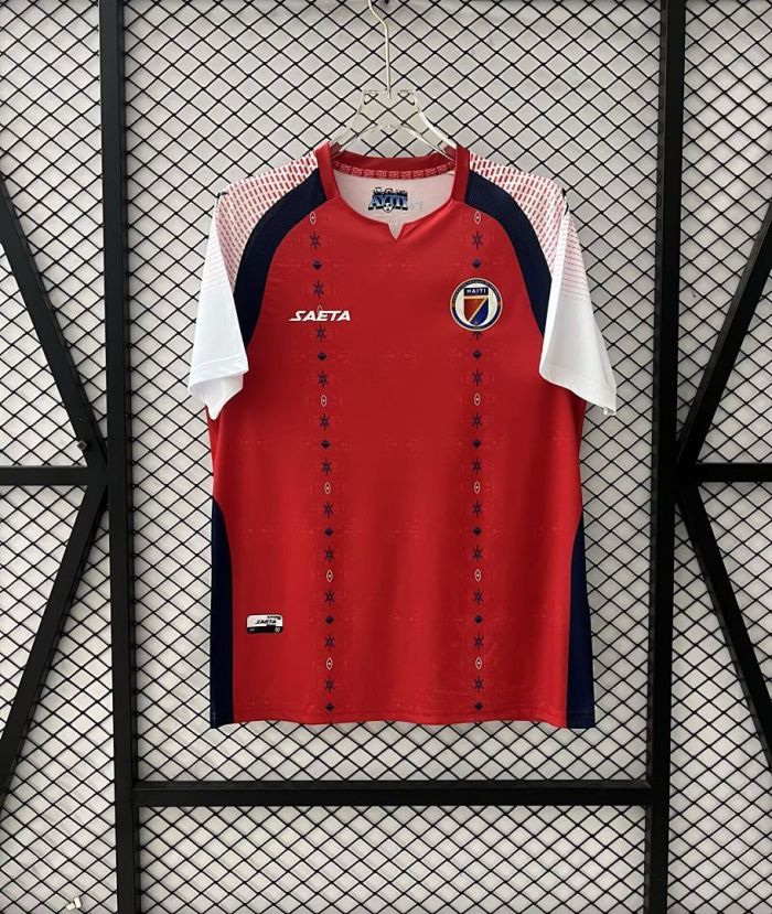 Fan Version 2026 Haiti Third Away Red Soccer Jersey Football Shirt