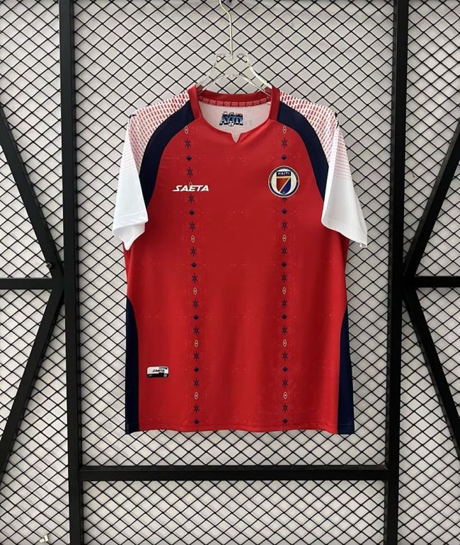 Fan Version 2026 Haiti Third Away Red Soccer Jersey Football Shirt