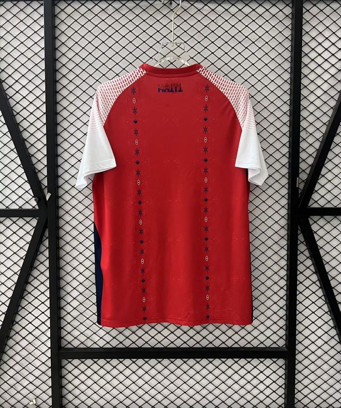 Fan Version 2026 Haiti Third Away Red Soccer Jersey Football Shirt