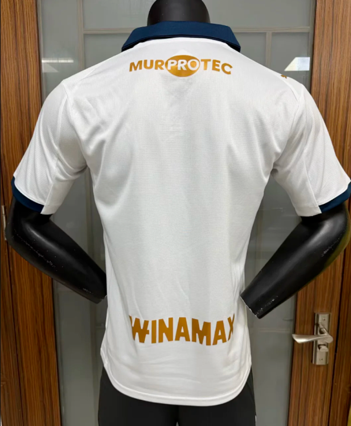 Maillot Lens Fan Version 2025-2026 RC Lens Fourth White Goalkeeper Soccer Jersey Football Shirt