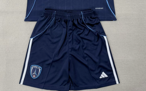 Fan Version 2025-2026 Paris FC Home Soccer Shorts Football Shorts