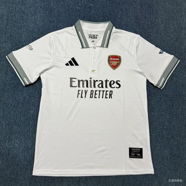 Fan Version 2025-2026 Arsenal White Soccer Jersey Football Shirt