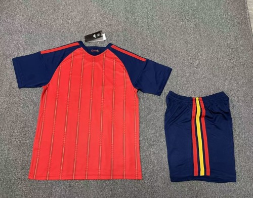 Adult Uniform Spain 2026 Home Soccer Jersey Shorts España Camisetas de Futbol Kit
