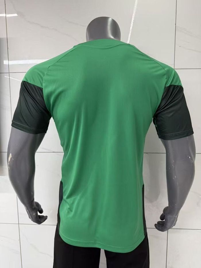 Fans Version 2026 Algeria Green Soccer Training Jersey Football Shirt