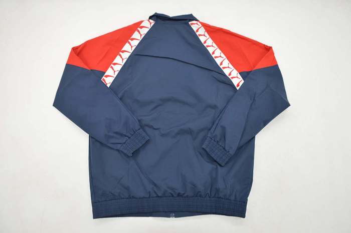 Retro Jacket 1994-1996 Atletico Madrid Dark Blue Soccer Windbreaker Jacket Football Jacket