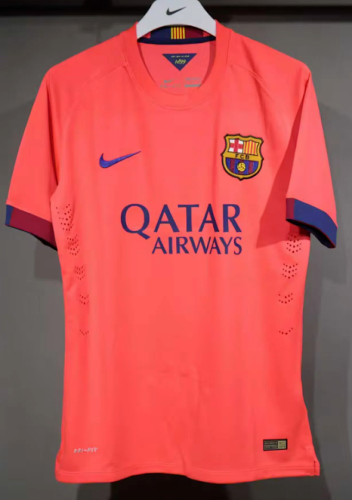 Player Version Retro Jersey 2014-2015 Barcelona Away Soccer Jersey Vintage Football Shirt