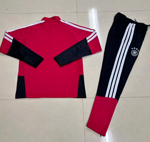 2025-2026 Germany Red Soccer Training Sweater and Pants Football Kit