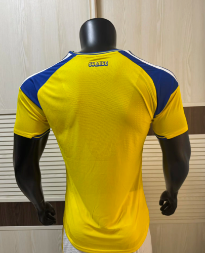 Player Version 2026 Sweden Home Soccer Jersey Football Shirt