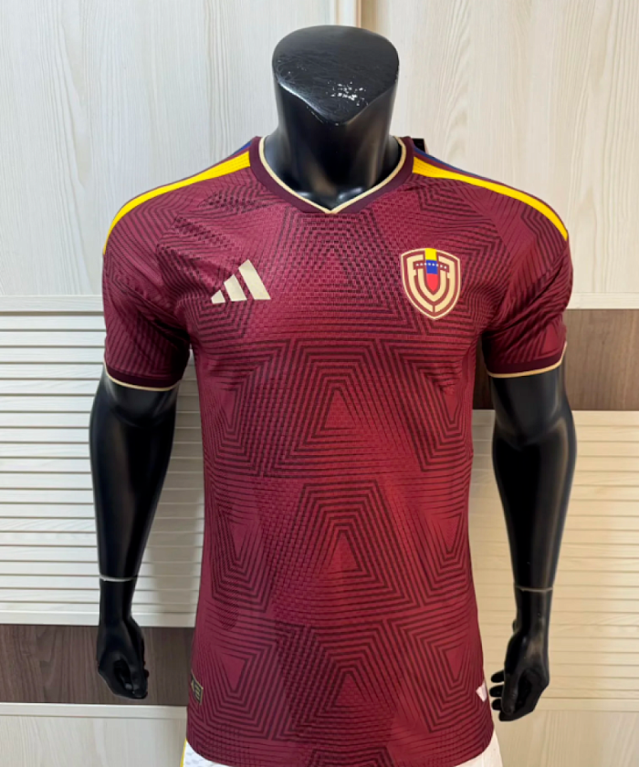 Player Version 2026 Venezuela Home Soccer Jersey Football Shirt