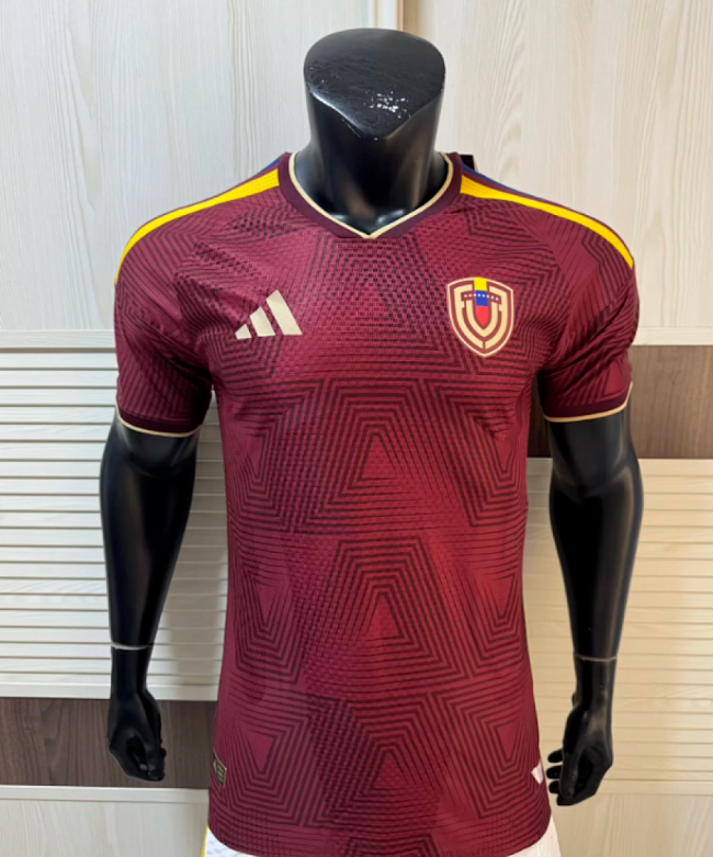 Player Version 2026 Venezuela Home Soccer Jersey Football Shirt