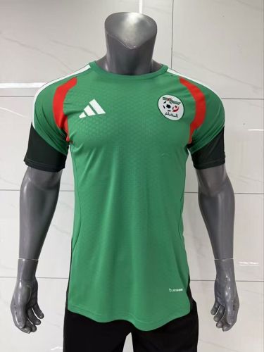 Fans Version 2026 Algeria Green Soccer Training Jersey Football Shirt