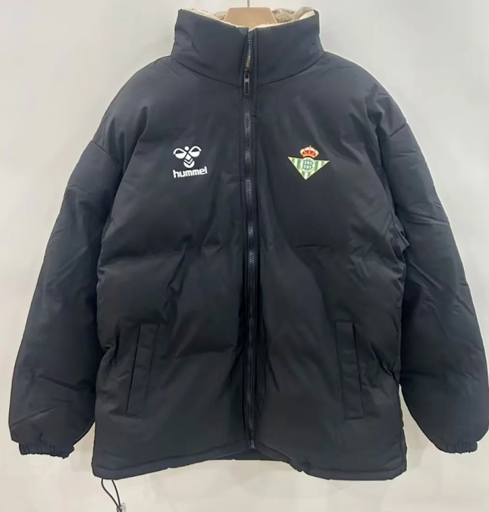 2026 Real Betis Black Cotton Coat