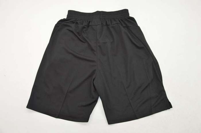 with Pocket Fan Version 2025-2026 Manchester City Black Soccer Training Shorts Football Shorts