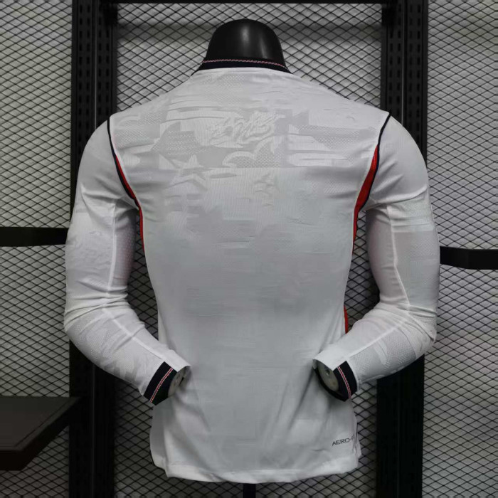 Long Sleeve Player Version England 2026 Home Soccer Jersey Football Shirt