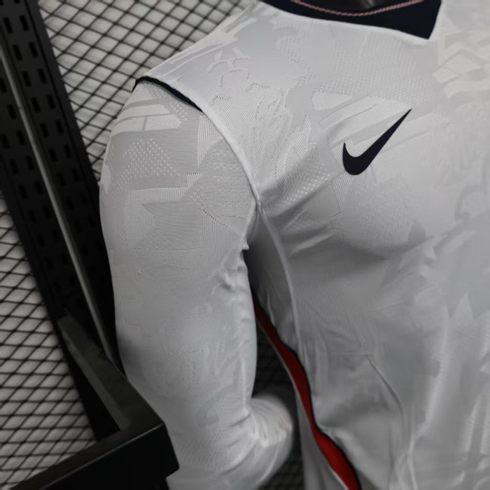 Long Sleeve Player Version England 2026 Home Soccer Jersey Football Shirt