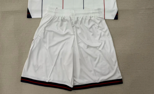 Fan Version 2025-2026 Bologna Away White Soccer Shorts Football Shorts