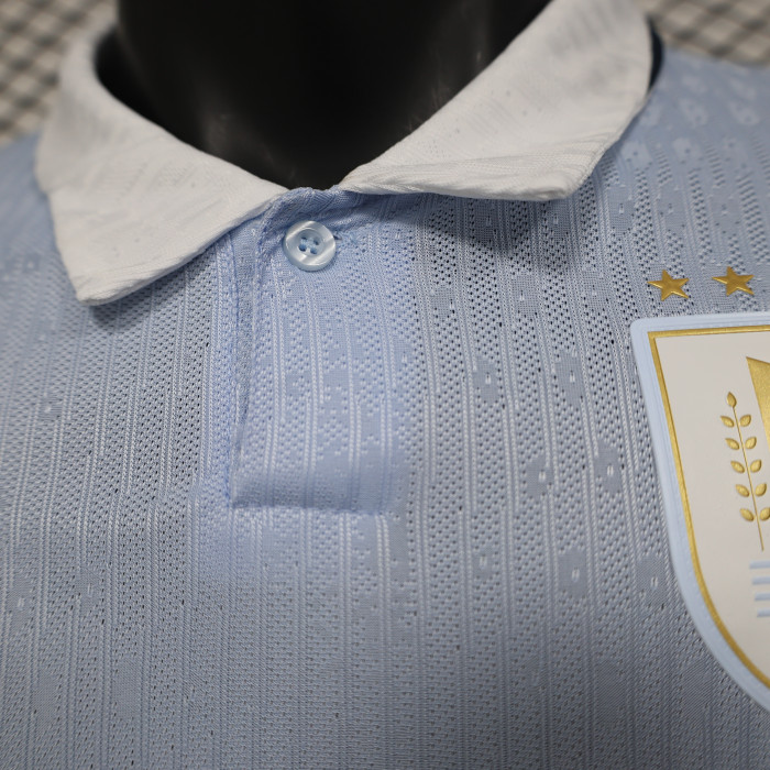 Player Version 2026 Uruguay Home Soccer Jersey Football Shirt
