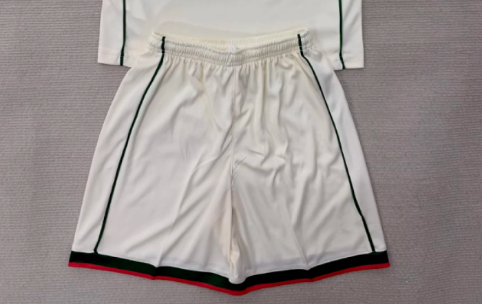 Fan Version 2025-2026 Nice Away White Soccer Shorts Football Shorts