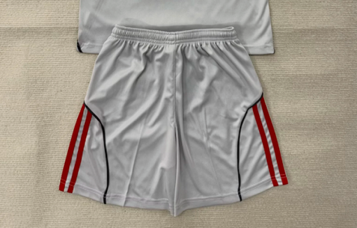 Fan Version 2025-2026 Lyon Third Away Grey Soccer Shorts Football Shorts