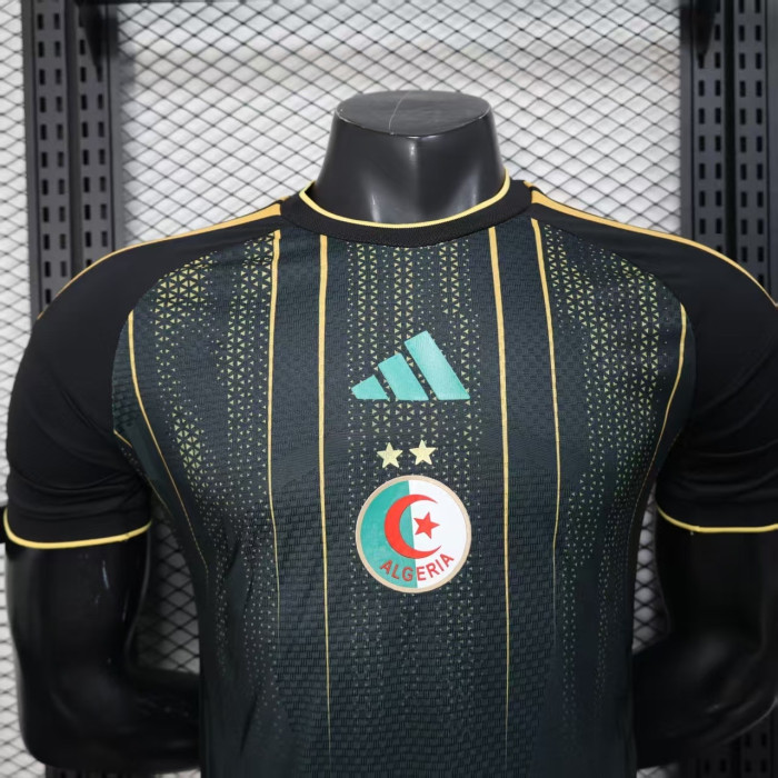 Player Version 2026 Algeria Black/Gold Soccer Training Jersey Football Shirt