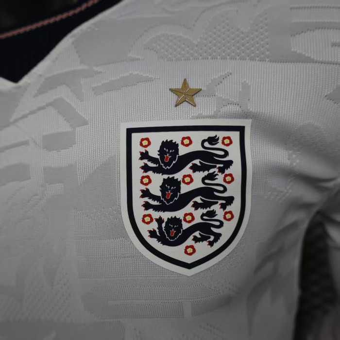 Long Sleeve Player Version England 2026 Home Soccer Jersey Football Shirt