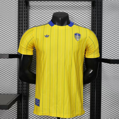 Player Version 2025-2026 Leeds United Yellow Icon Soccer Jersey Football Shirt