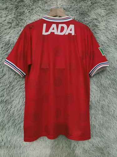 Retro Jersey 1998 Cruz Azul Third Away Red Soccer Jersey Vintage Football Shirt