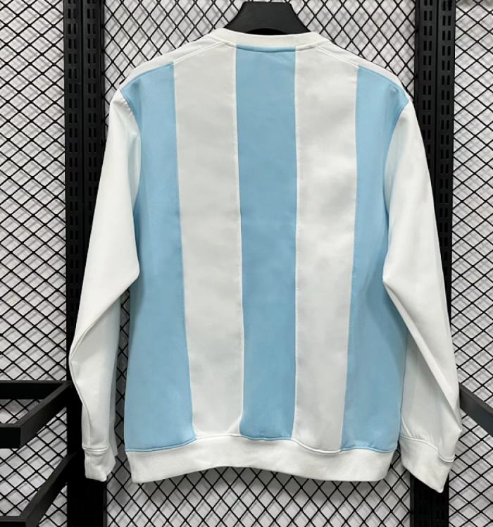 2025-2026 Argentina White/Blue Soccer Training Sweater