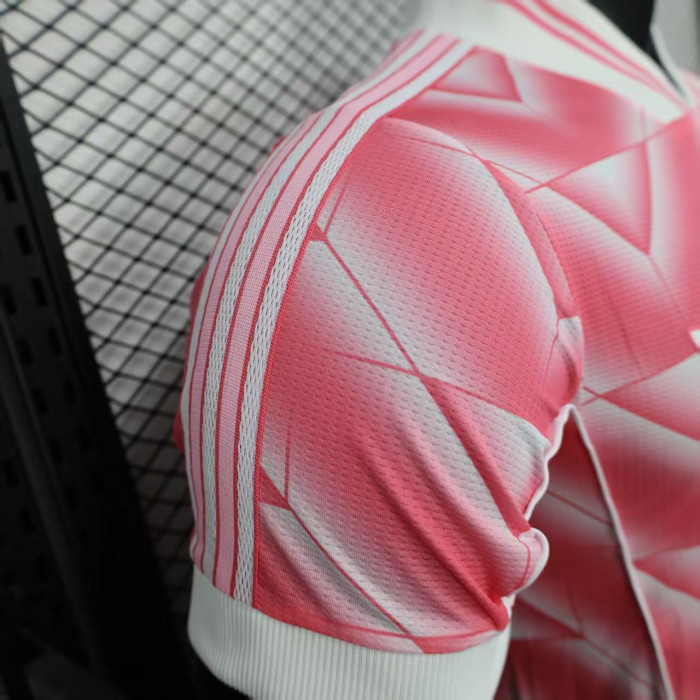 Player Version 2025-2026 Real Madrid Pink Retro Model Soccer Jersey Real Football Shirt