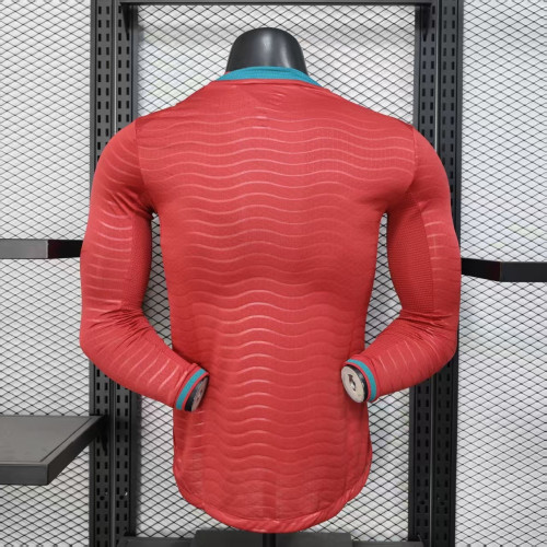 Long Sleeve Player Version 2026 Portugal Home Soccer Jersey Football Shirt