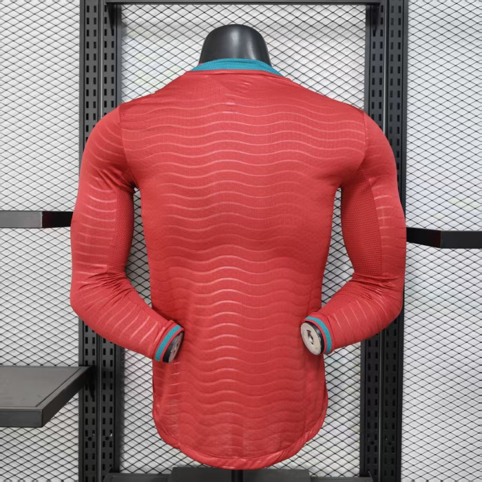 Long Sleeve Player Version 2026 Portugal Home Soccer Jersey Football Shirt