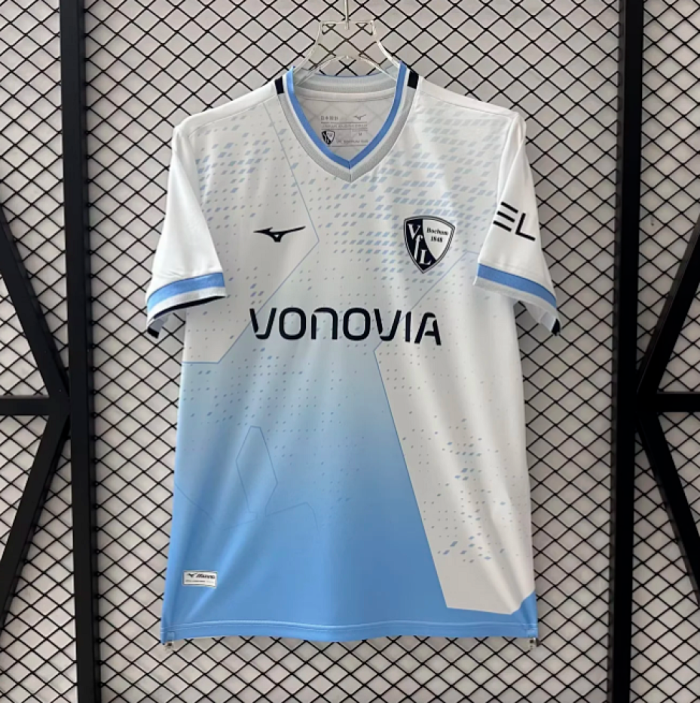 Fan Version 2025-2026 VfL Bochum Third Away White Soccer Jersey Football Shirt