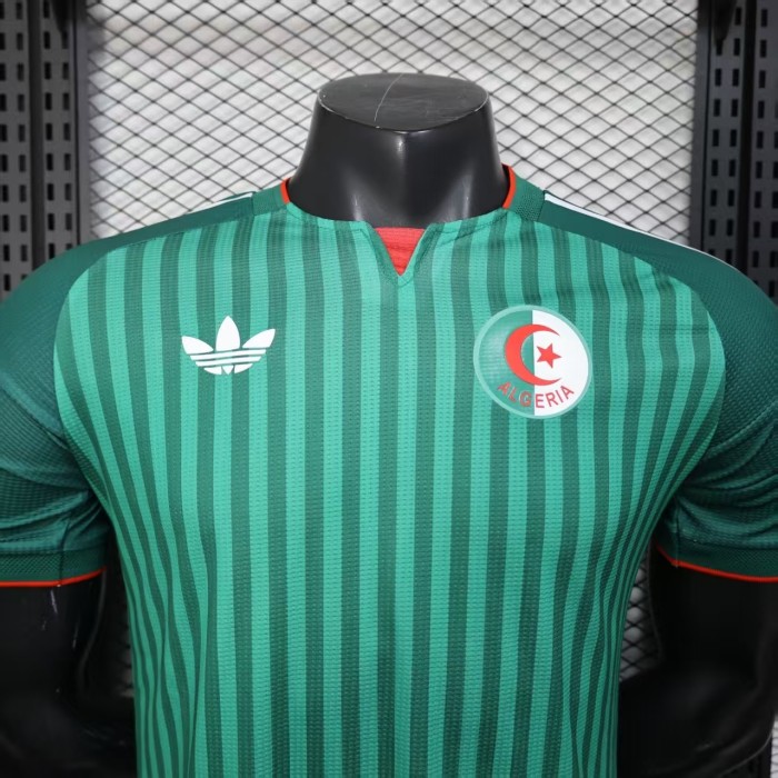 Player Version 2026 Algeria Away Green Soccer Jersey Football Shirt