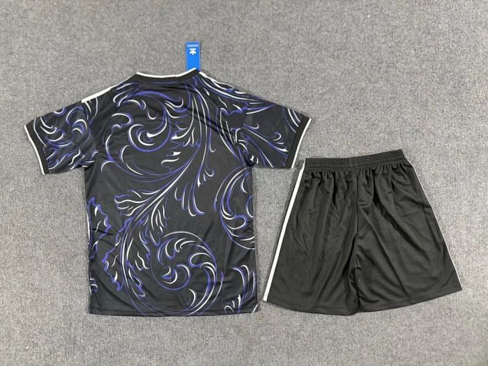 Youth Uniform Kids Kit Argentina 2025 Away Soccer Jersey Shorts Child Football Set