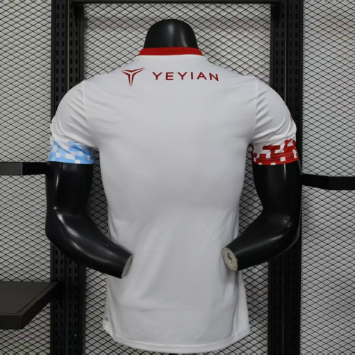 Player Version 2025-2026 Chivas White Sports Version Soccer Jersey Football Shirt