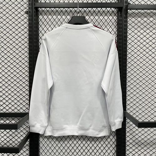 2025-2026 Bayern Munich White Soccer Training Sweater