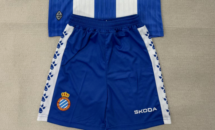 Fan Version 2025-2026 Espanyol Home Soccer Jersey Football Shirt