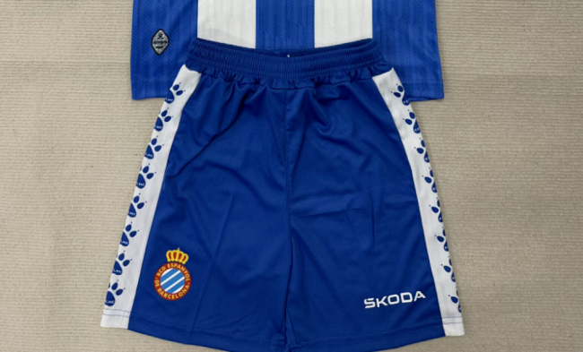 Fan Version 2025-2026 Espanyol Home Soccer Jersey Football Shirt
