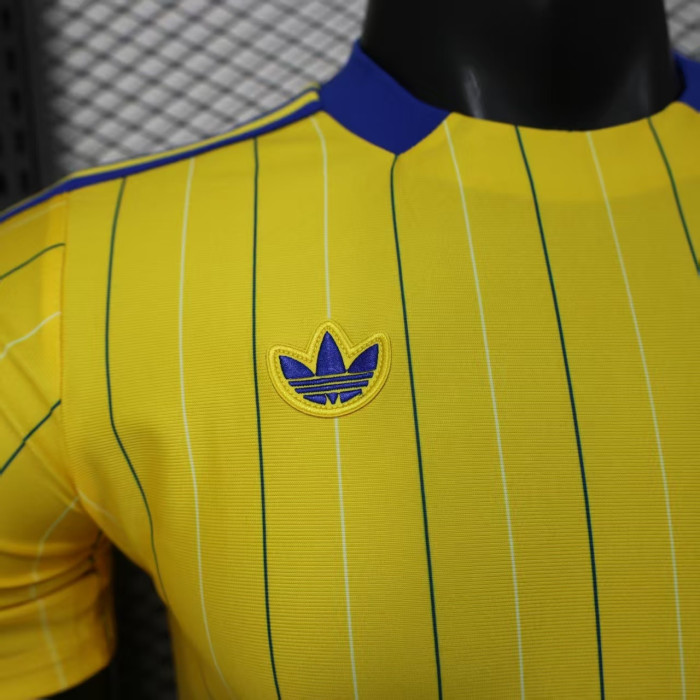 Player Version 2025-2026 Leeds United Yellow Icon Soccer Jersey Football Shirt