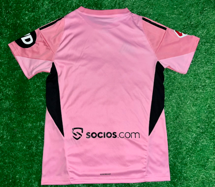 Fans Version 2025-2026 Sevilla Pink Goalkeeper Soccer Jersey Football Shirt