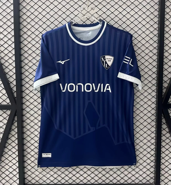 Fan Version 2025-2026 VfL Bochum Home Soccer Jersey Football Shirt